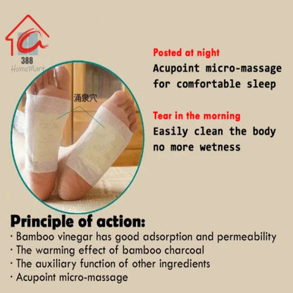 Detox Foot Patches (Pack of 2) 20 Pices (Buy 1 Get ! Free)🎊🎉