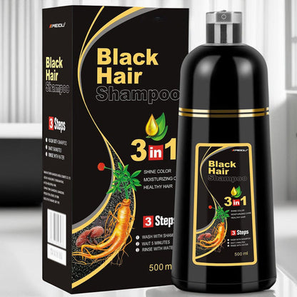 Japanese 3 in 1 Black Hair Dye Shampoo (BUY 1 GET 1 FREE)✨✨