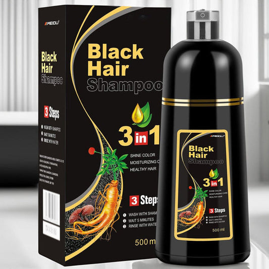 Japanese 3 in 1 Black Hair Dye Shampoo (BUY 1 GET 1 FREE)✨✨