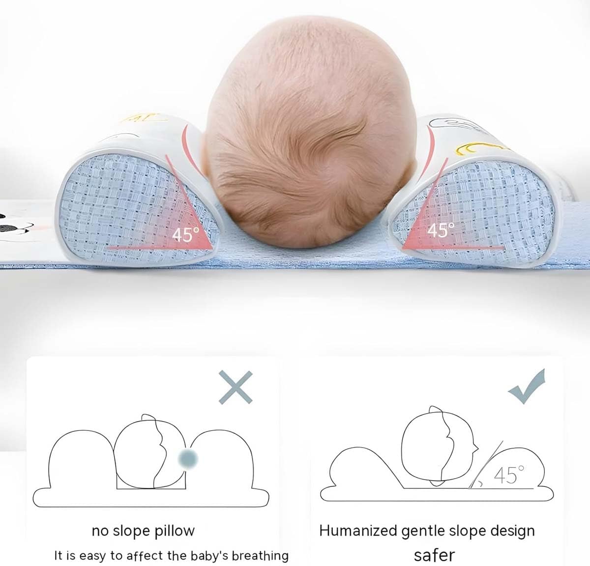🔥India's Best Selling 1️⃣ Baby Shaping Head Support Pillow 💥