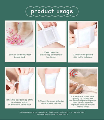 Detox Foot Patches (Pack of 2) 20 Pices (Buy 1 Get ! Free)🎊🎉